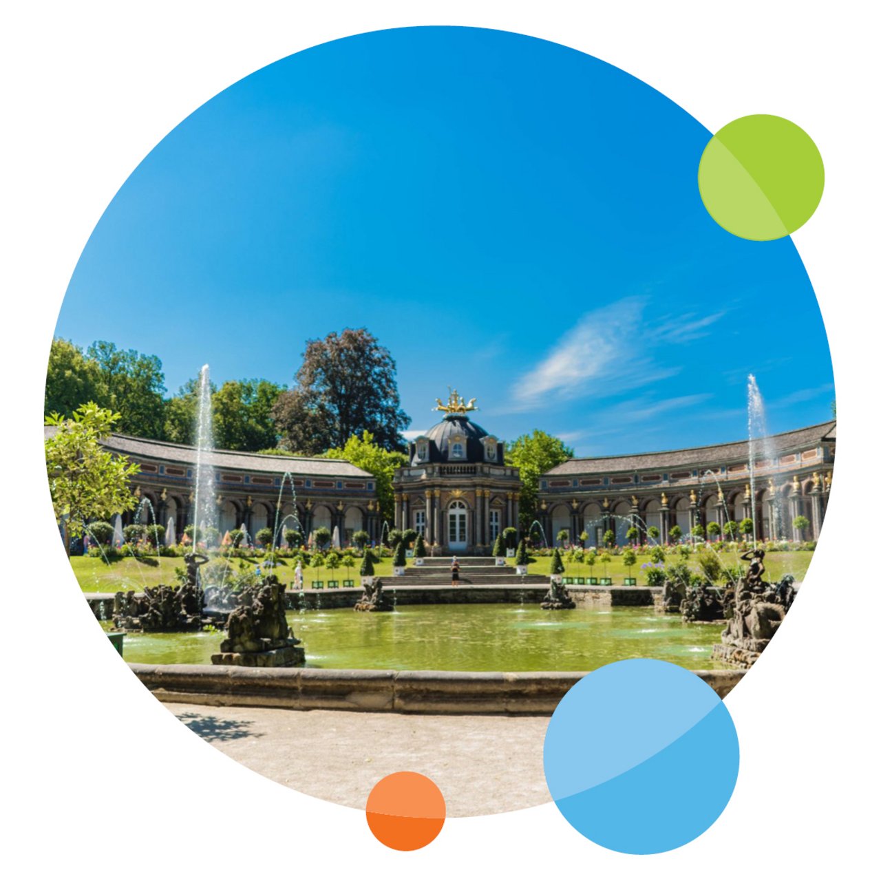 Eremitage Sonnentempel und Orangerie. Copyright: Bayreuth Marketing Tourismus GmbH. Meike Kratzer.